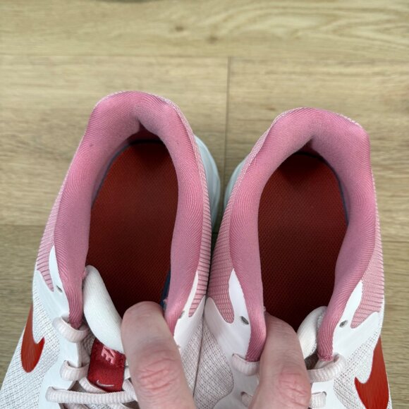Nike Womens Revolution 6 Road Running Shoes Size 11 Pink White Athletic DC3729 - Picture 9 of 14